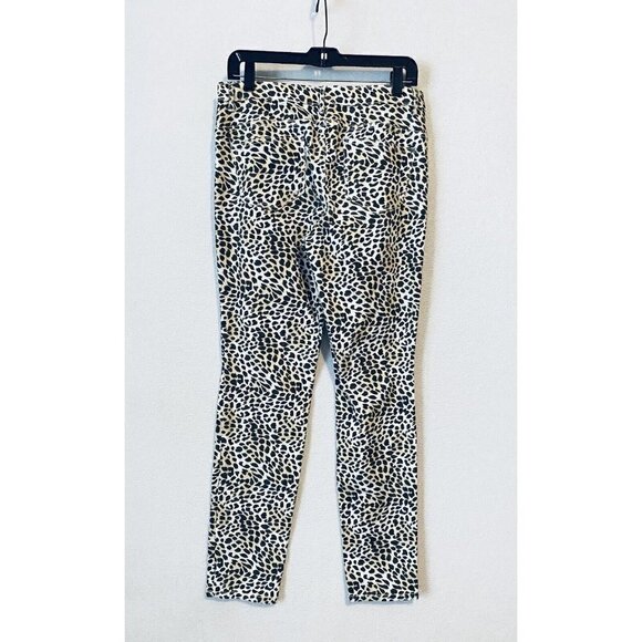 Victorias Secret Jeans Womens 10 Mid Rise Siren Animal Print Skinny Stretch Boho - Picture 5 of 9